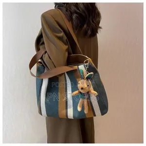 Women's Multifunctional Canvas Tote Handbag Large Capacity