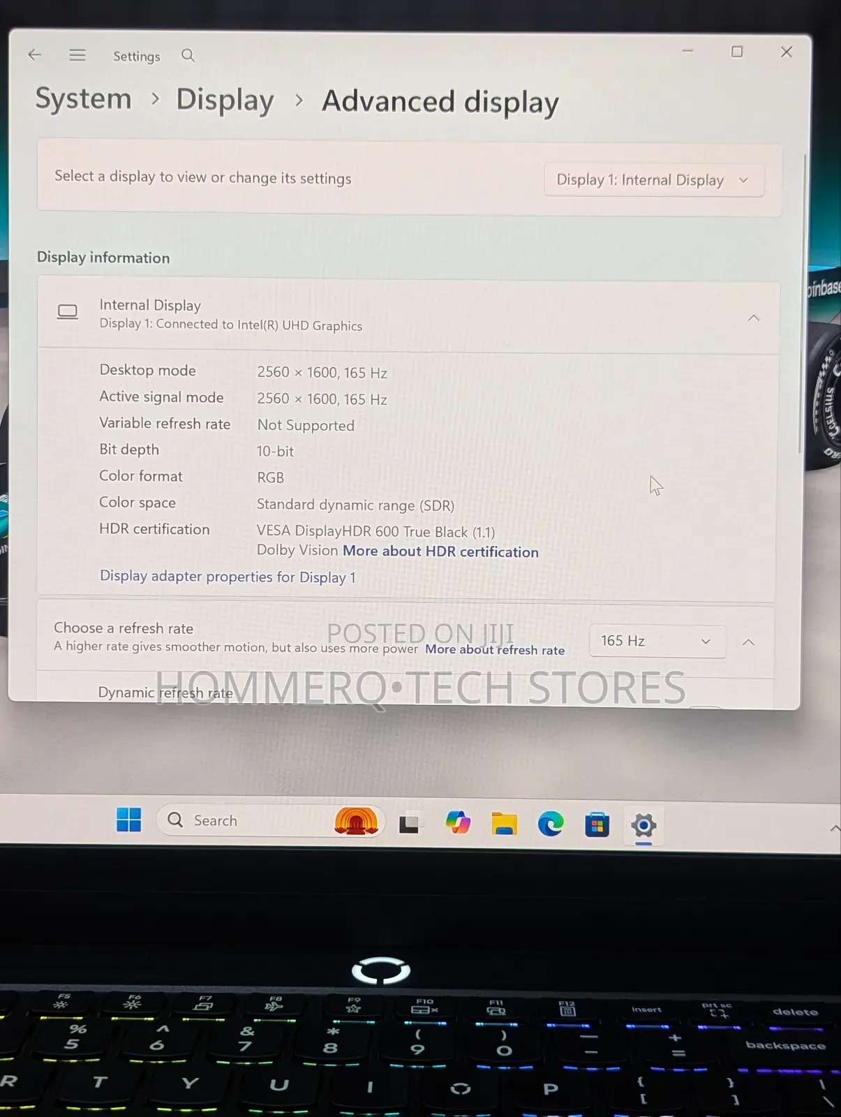 Laptop Lenovo Legion 5 32GB Intel Core i9 SSD 1T