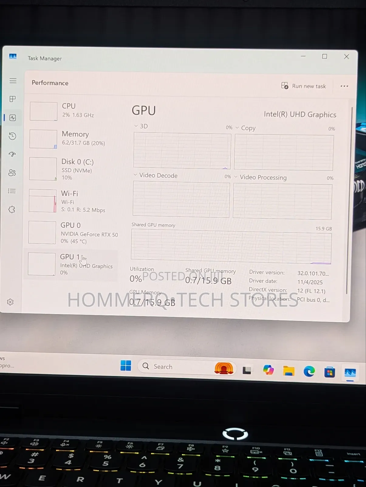 Laptop Lenovo Legion 5 32GB Intel Core i9 SSD 1T