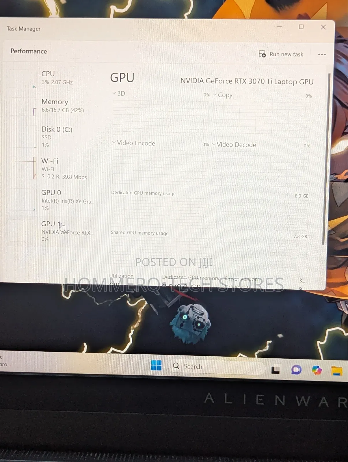 Laptop Dell Alienware X15 r2 16GB Intel Core i7 SSD 1T