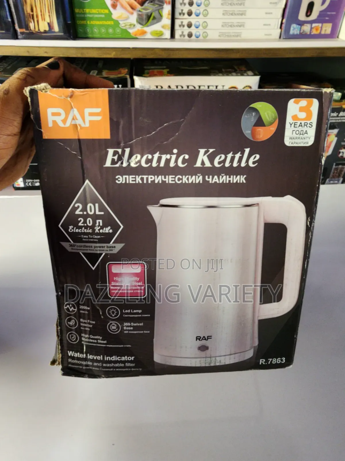 2litres Raf Electric Kettle