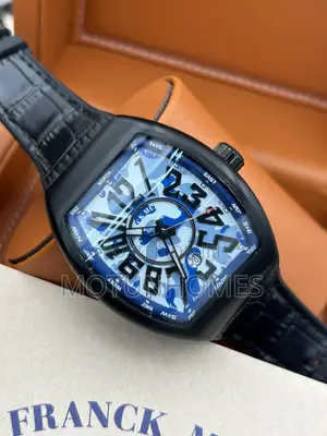 Luxury Franck Muller Leather Quality Men Wristwatch