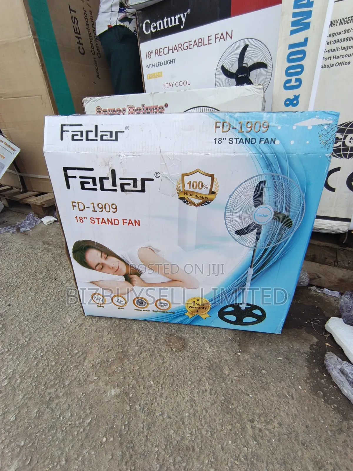 18" Inches Fadar Standing Fan.