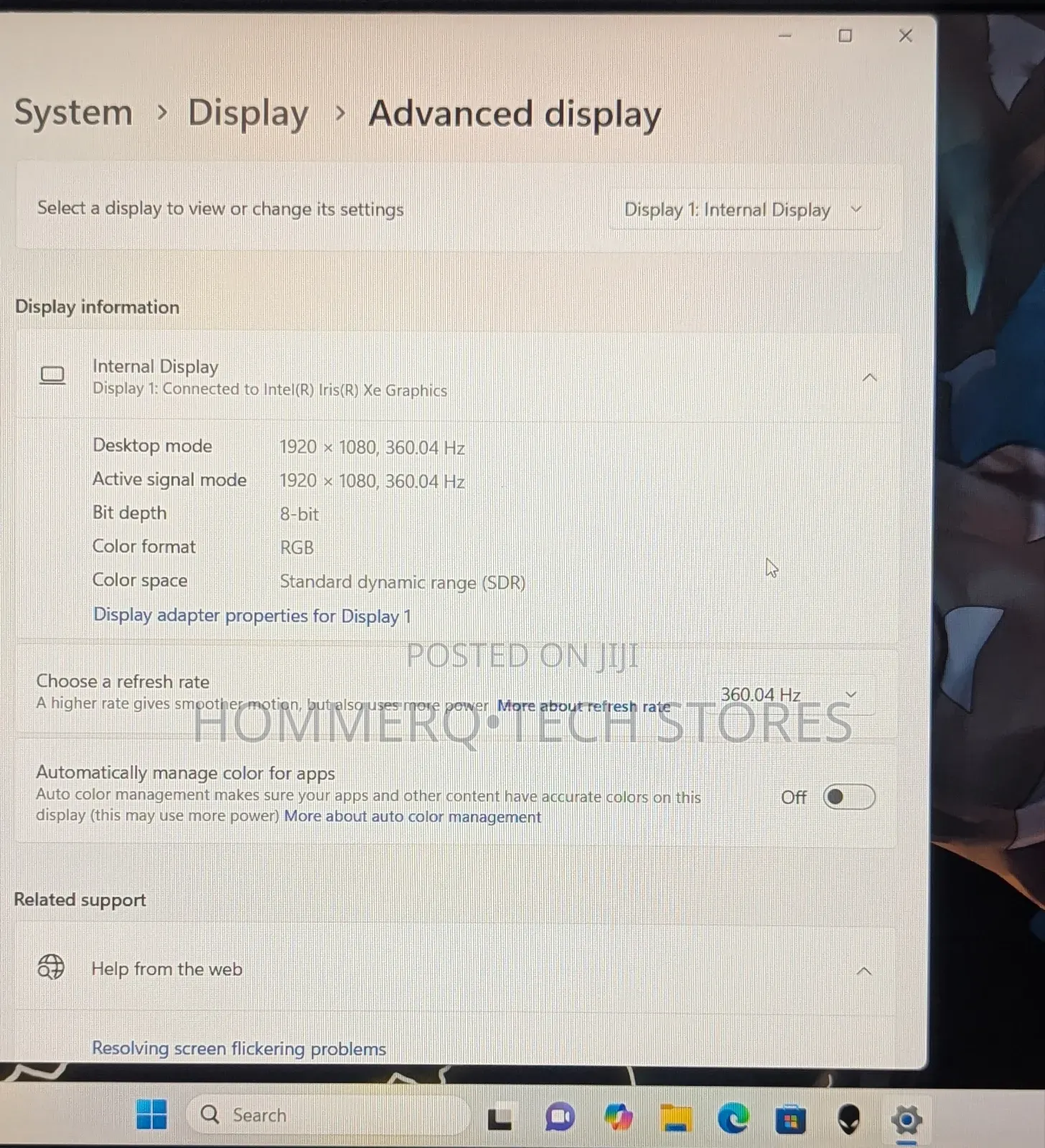 Laptop Dell Alienware X15 r2 16GB Intel Core i7 SSD 1T