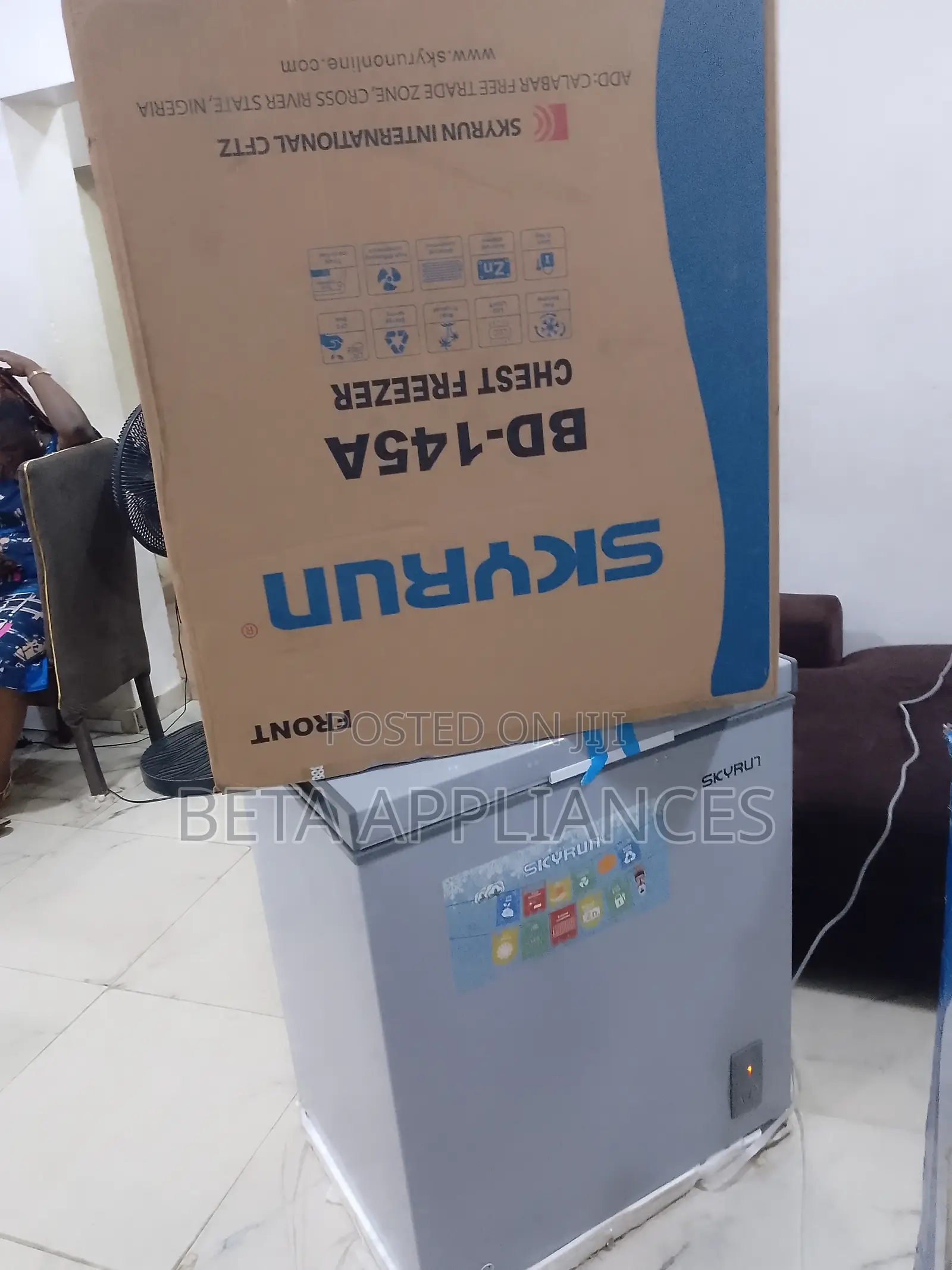 Skyrun 145 Litres Freezer – Compact Size, Big Performance