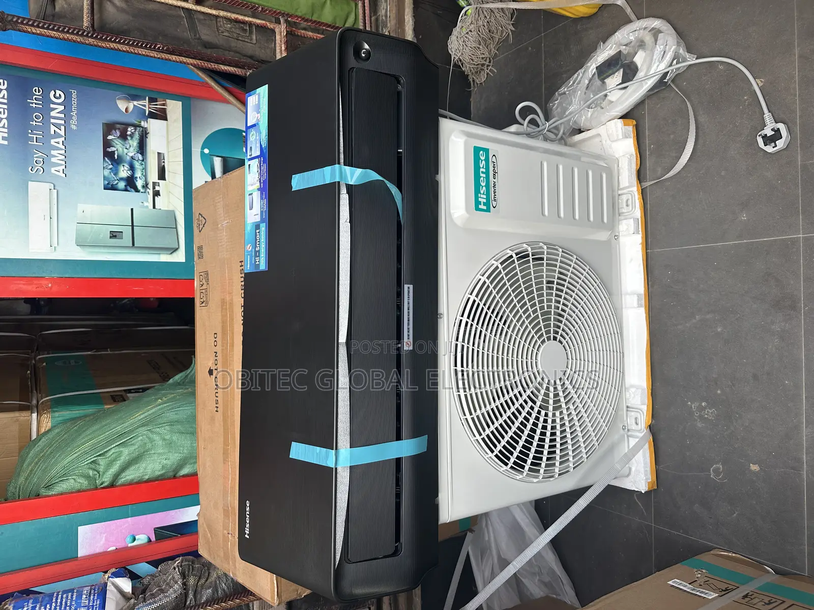 Hisense 1.5hp Inverter Black Face Split Unit