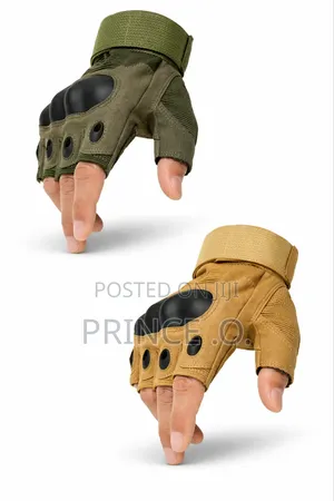 Premium Tactical Fingerless Hand Gloves