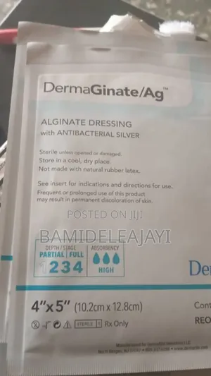 Dermaginate/Ag Alginate Dressing With Antibacterial Silver