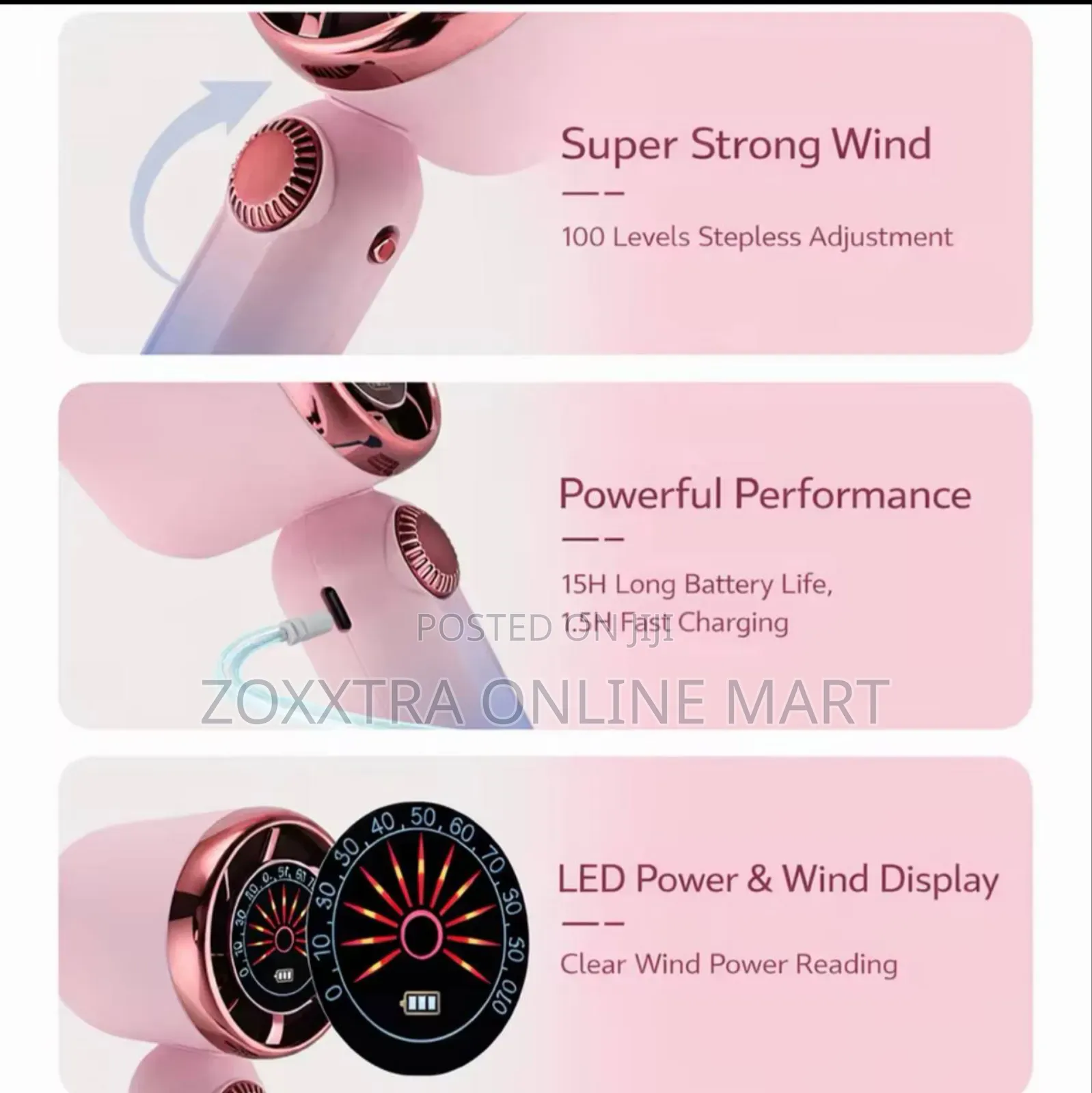 Powerful Mini Handheld Fan