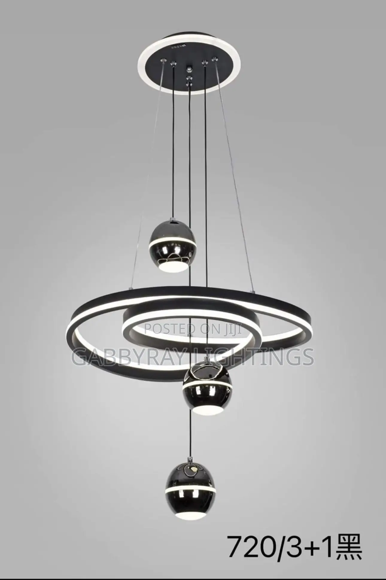 3 Drop Led Chandelier