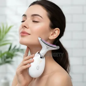 Rechargeable Multifunctional Uv Anti Wrinkle Face Neck Massager