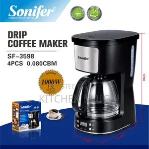 Sonifer Sf – 3598 1.5l Programmable Drip Coffee Maker,