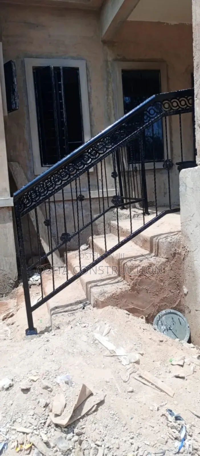 Simple Wrought Iron Hand Rail