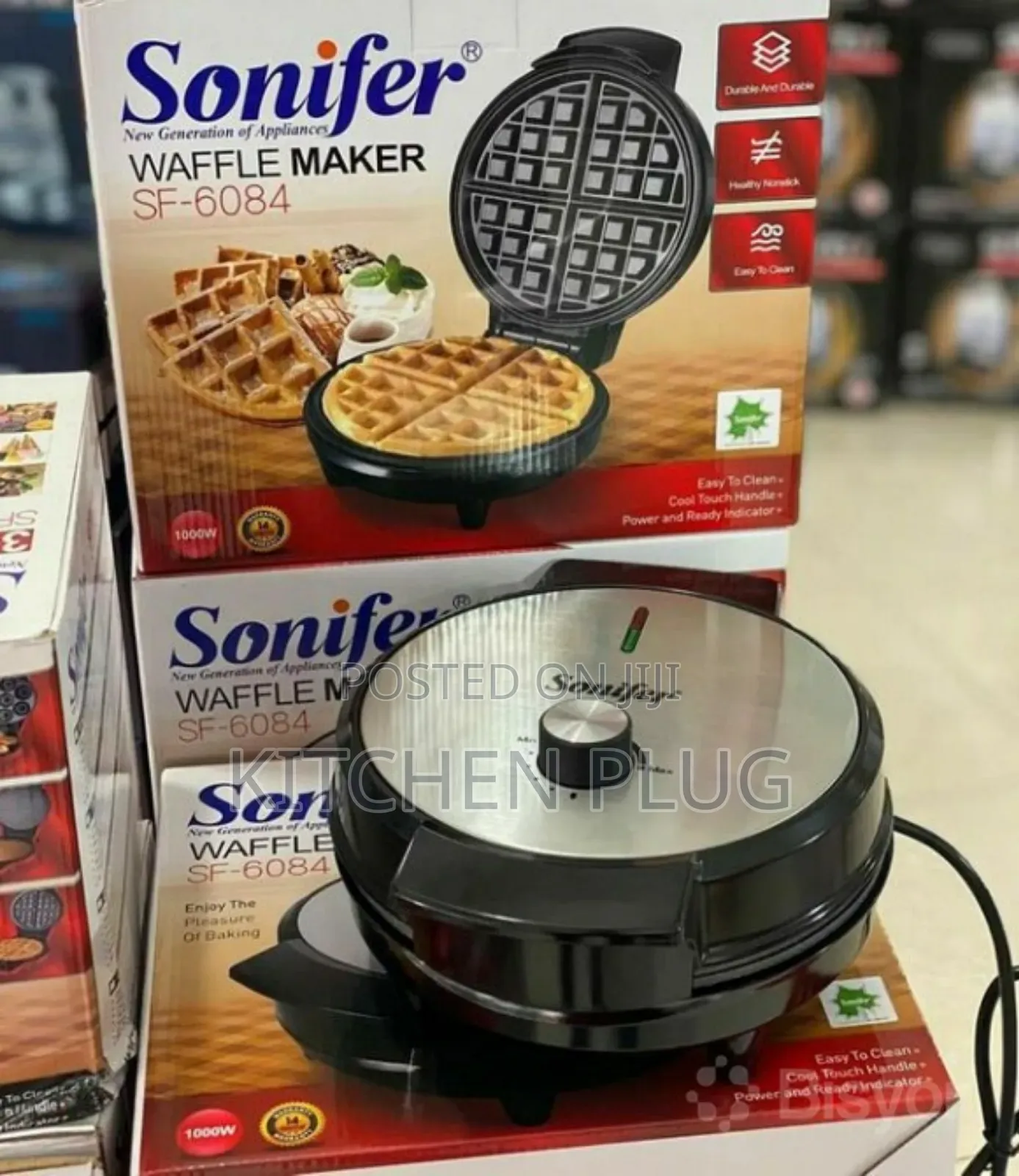 Sonifer Sf-6084 Electric Waffle Maker.