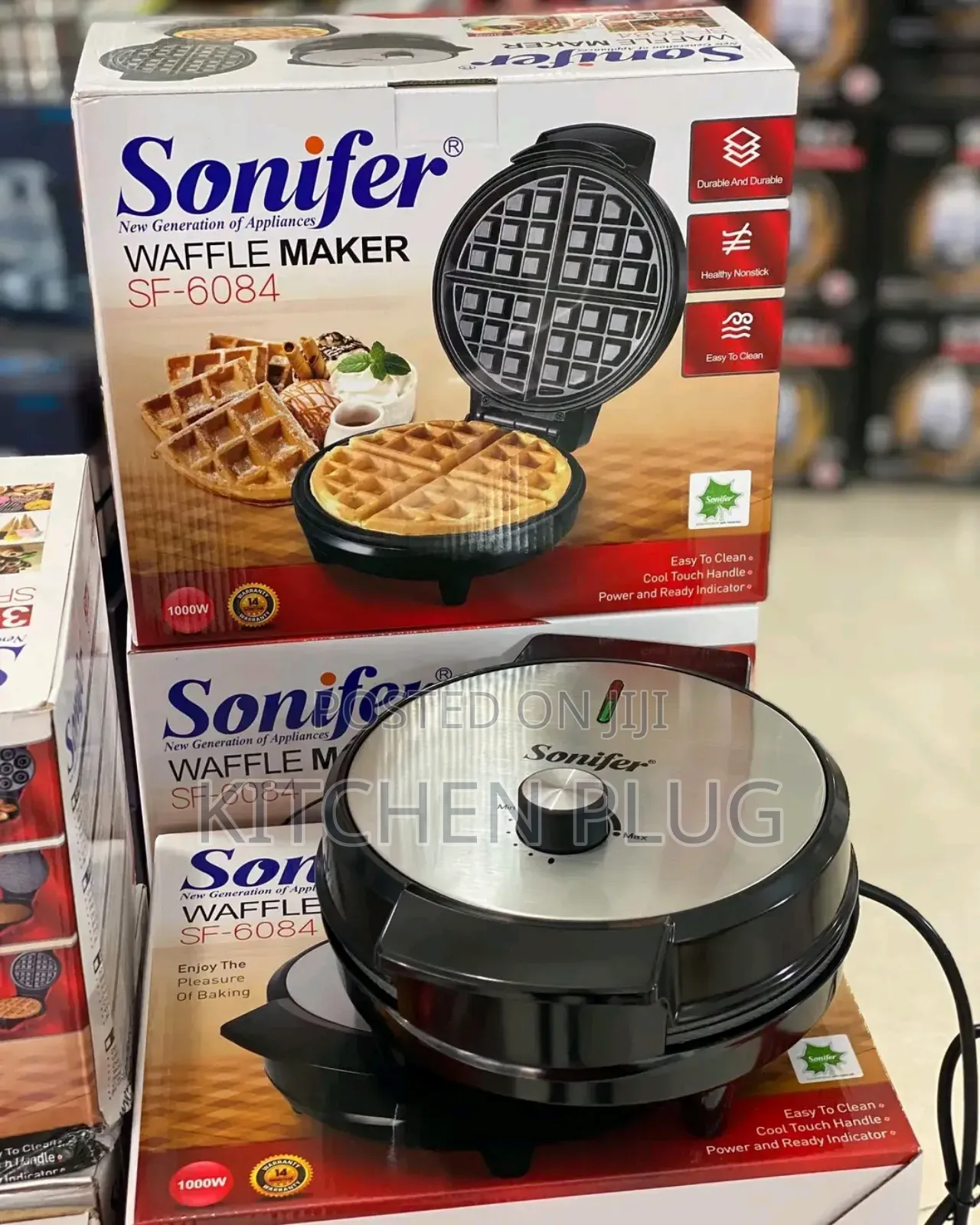 Sonifer Sf-6084 Electric Waffle Maker.
