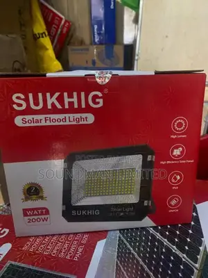 200w Sukhig Solar Floodlight With Solar Panel