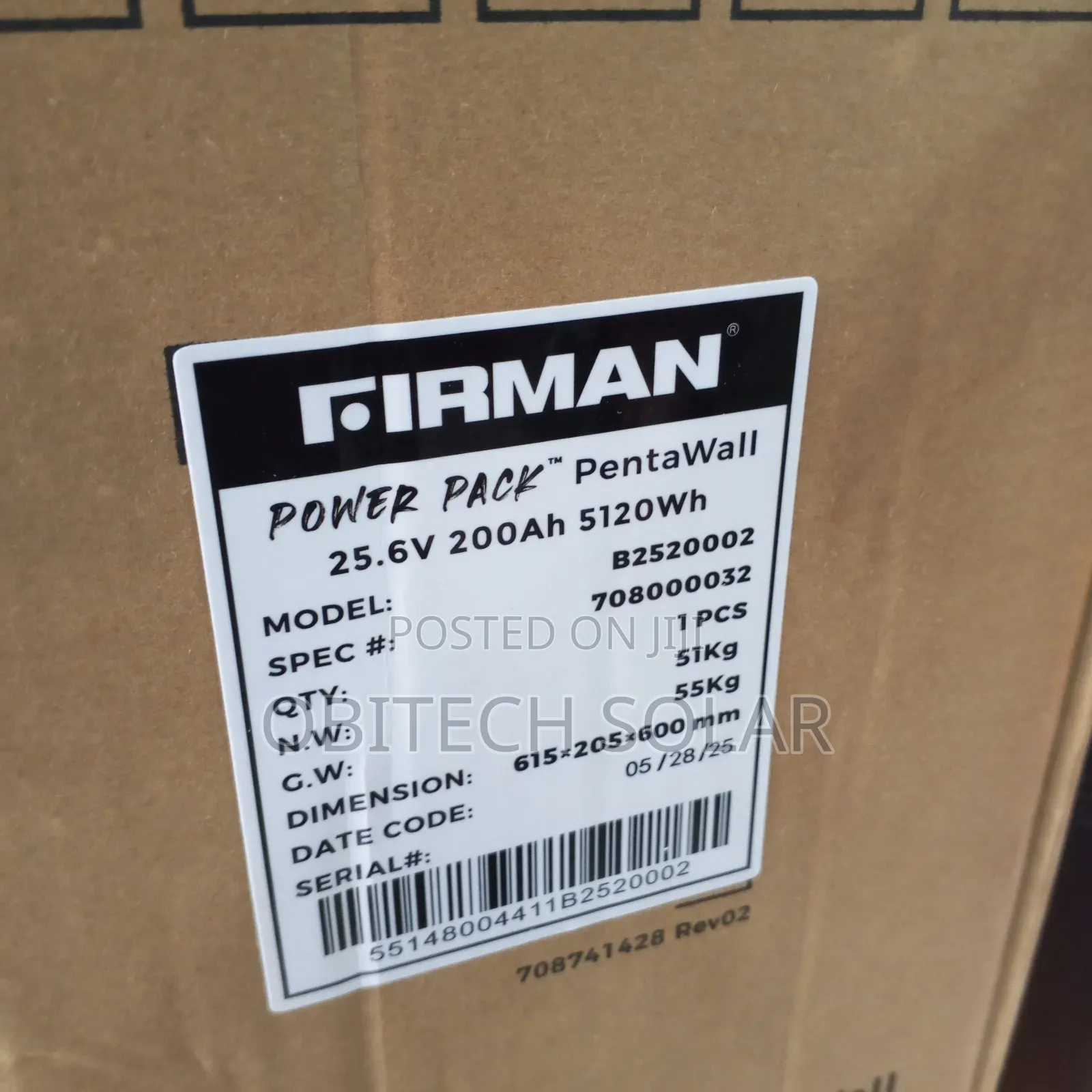 5kwh Fireman 24v Lithium Ion Battery