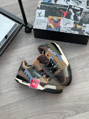 Top Quality Jordan 3 Retro Camouflage Pacthwork Luxury Sneakers
