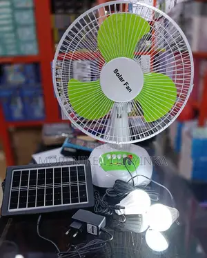 Rechargeable Solar Fan
