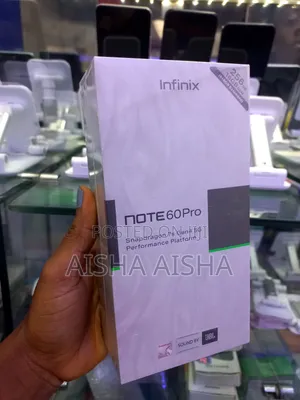 New Infinix Note 60 Pro 256 GB Black