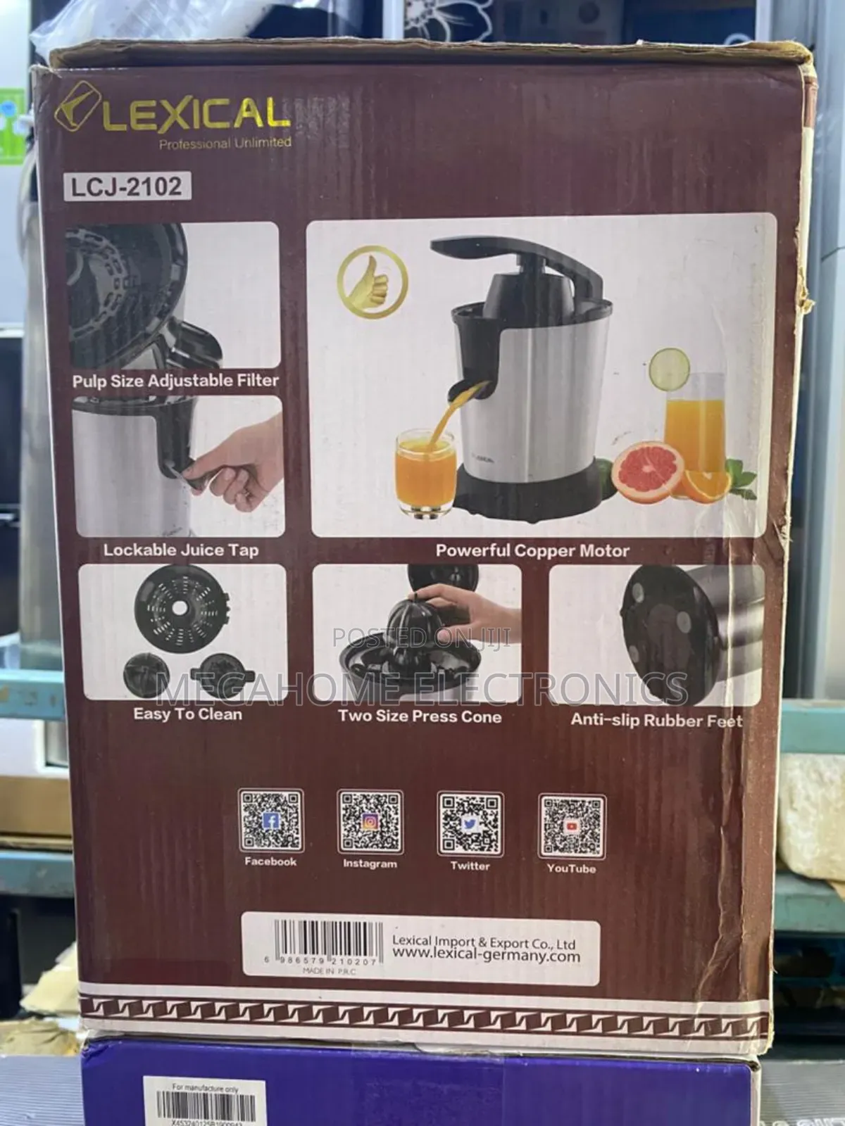 Lexical Citrus Juicer 0.4l
