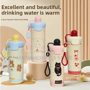 800ml Cartoon-Themed Stainless Steel Water Bottle