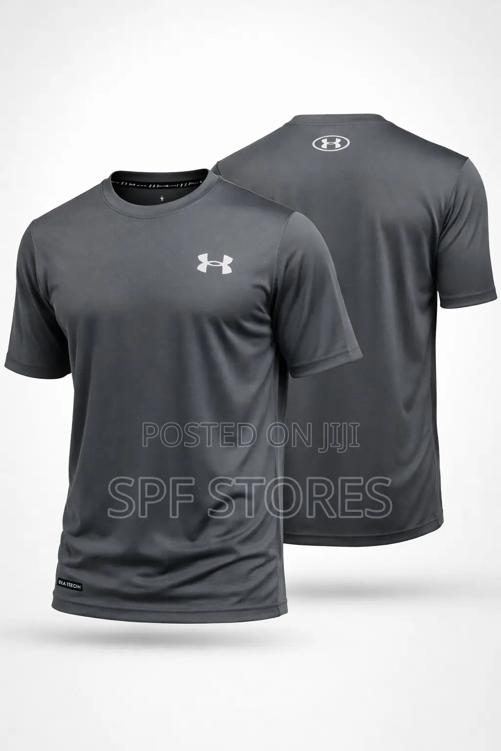 Gray Colour Performance T-Shirt