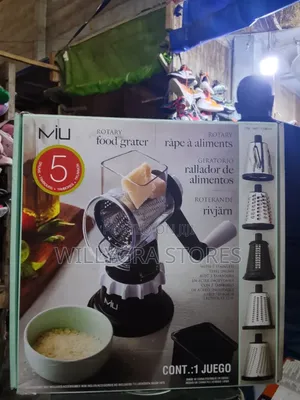 Miu Rotary Drum Grater With 4 Attachments