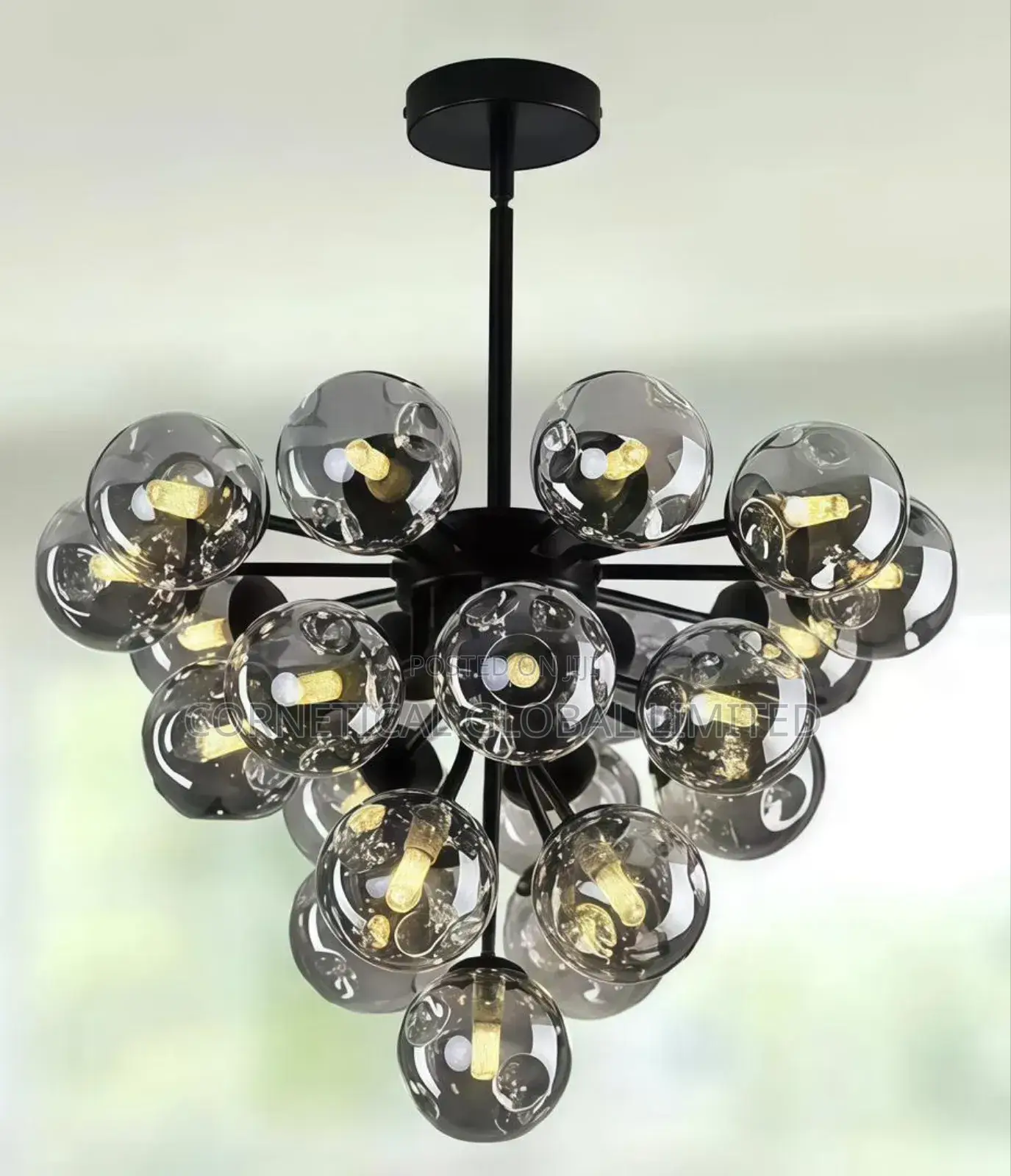 Modern Bubble/Cluster Globe Chandelier (20 Bulbs)