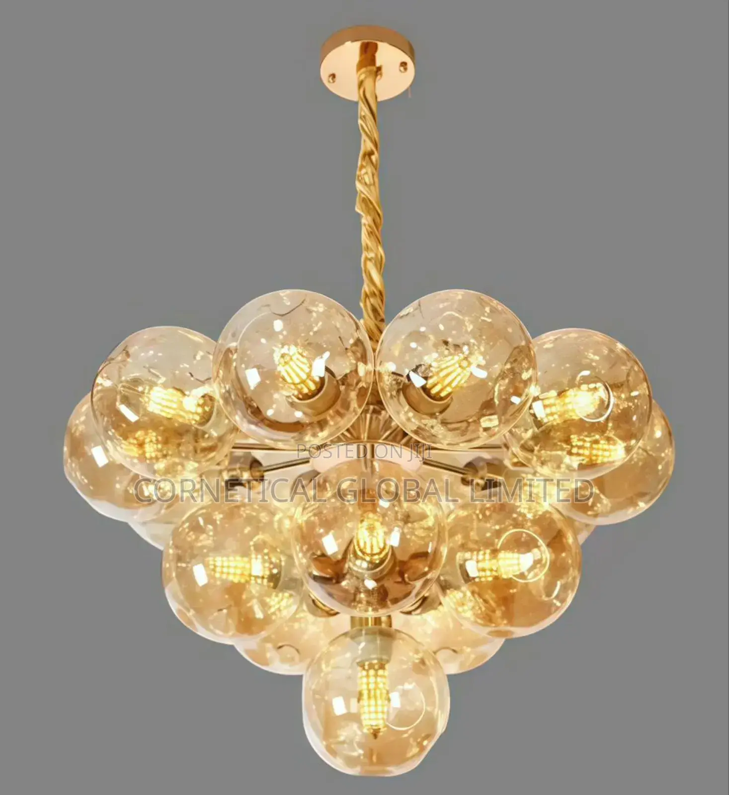Modern Bubble/Cluster Globe Chandelier (20 Bulbs)