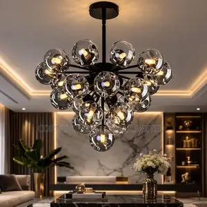 Modern Bubble/Cluster Globe Chandelier (15/20 Bulbs)