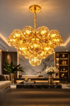 Modern Bubble/Cluster Globe Chandelier (20 Bulbs)