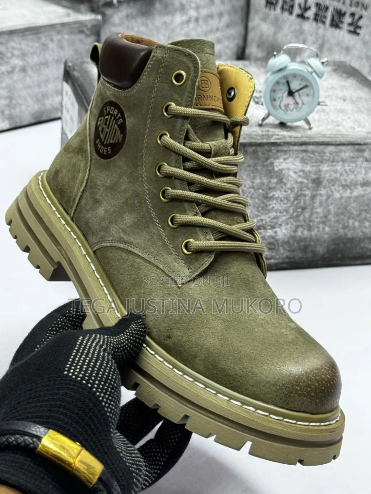 High Quality Trending Suede Men's Ankle Boots