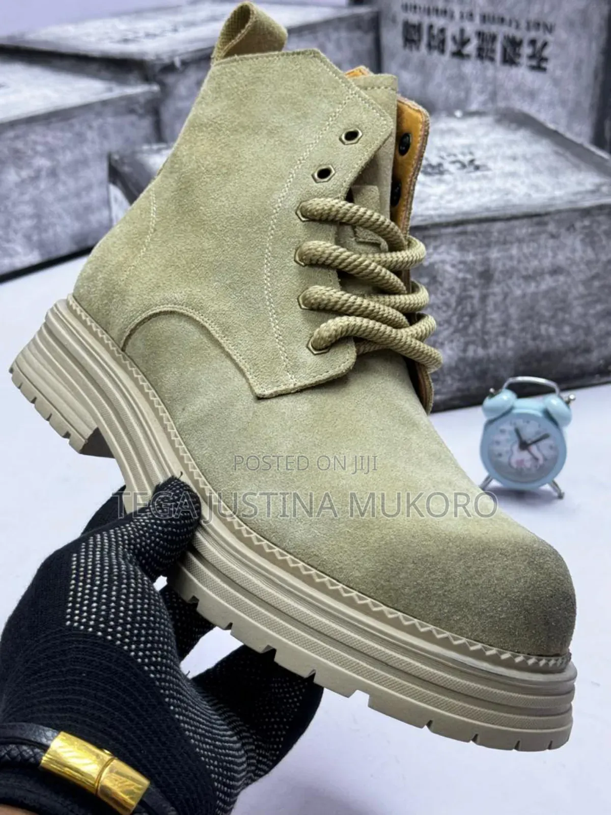 High Quality Trending Suede Men's Ankle Boots