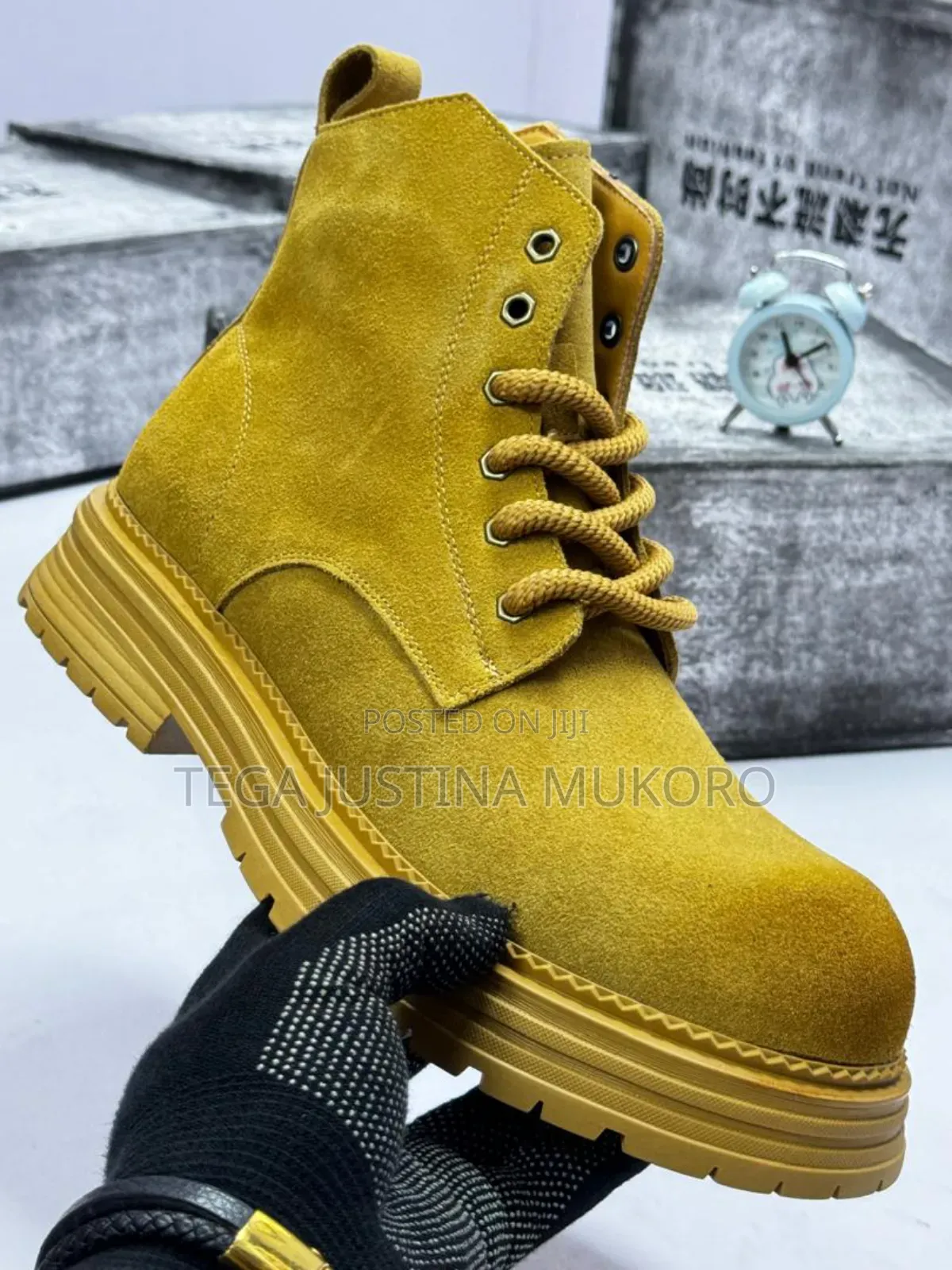 High Quality Trending Suede Men's Ankle Boots