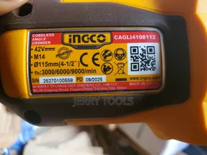Ingco Lithium Powered Angle Grinder