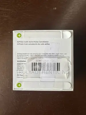 Authentic Apple Airpods 4 (4th Gen) With Active Noise Cancellation
