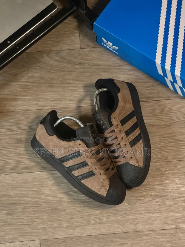 High Quality Adidas Superstar Ii Black/Brown Luxury Unisex Sneakers for  sale - Seven Steps Kicks and Threads  Price:  80,000 on Jiji.ng [Ikoyi]