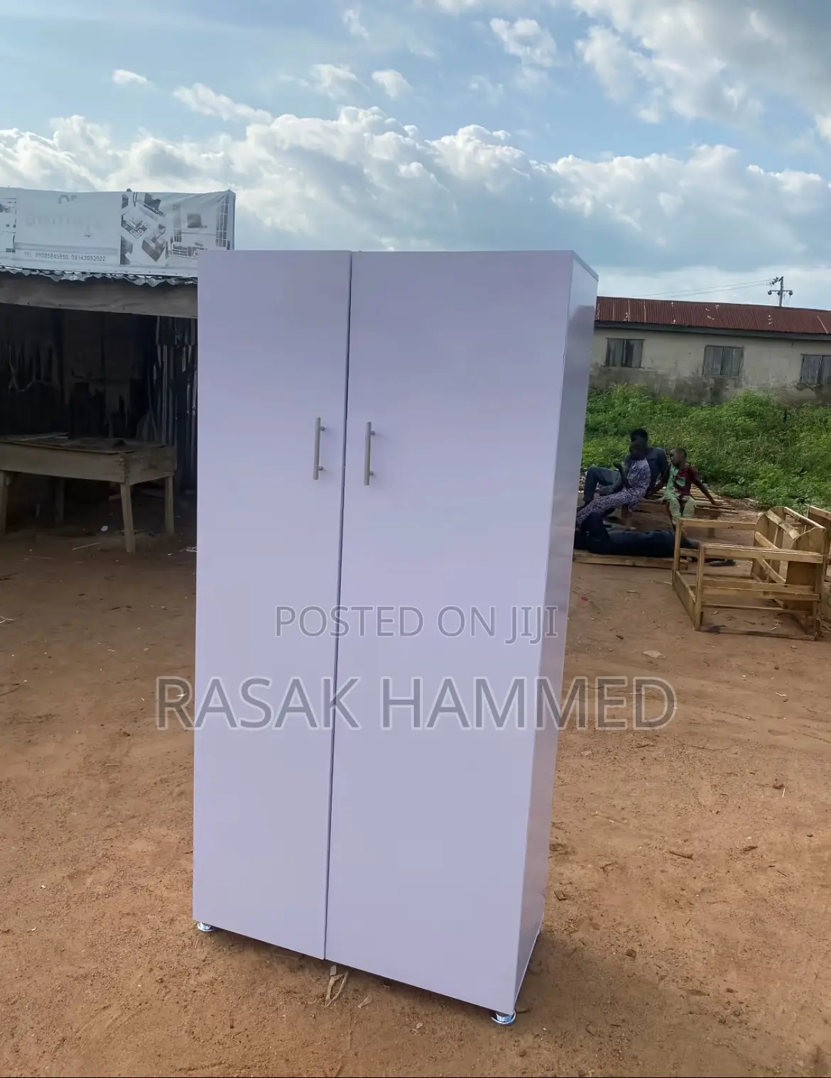 3ft by 6ft Wardrobe White