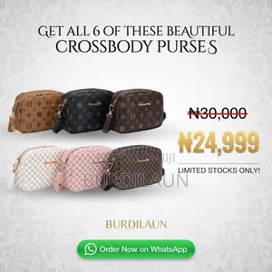 6pcs of Crossbody Bags