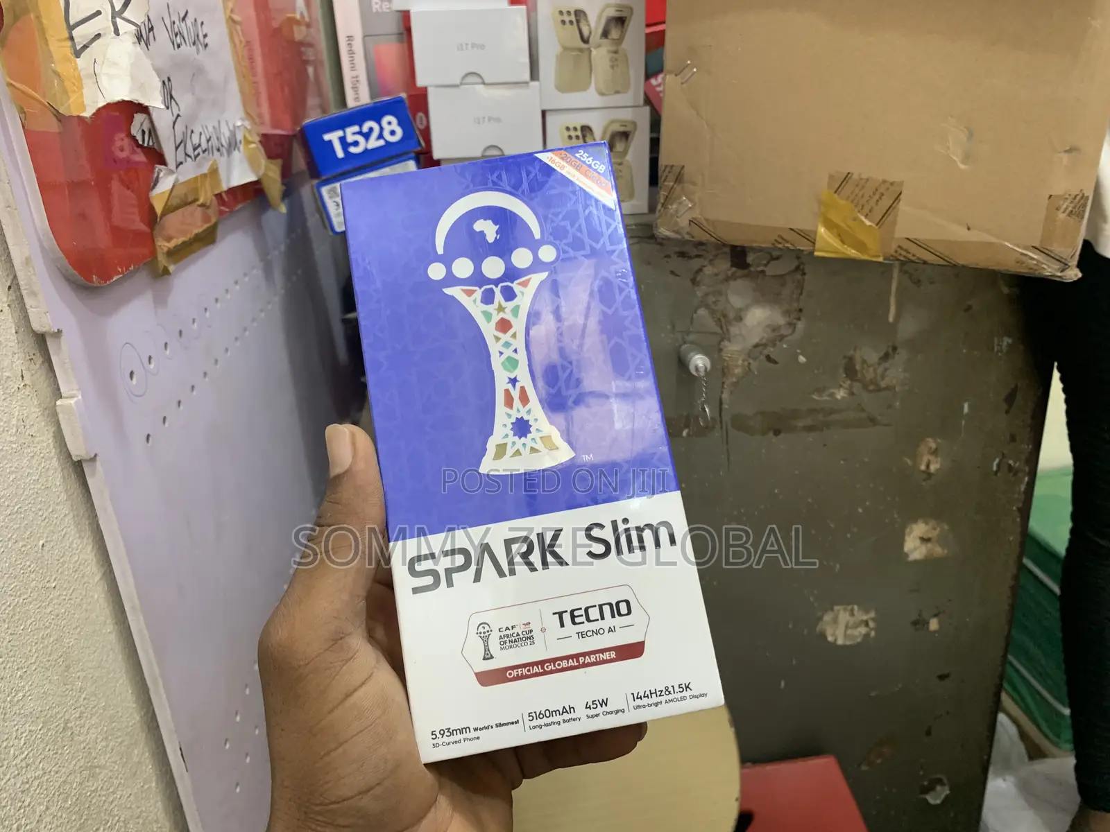 New Tecno Spark Slim 256 GB Black