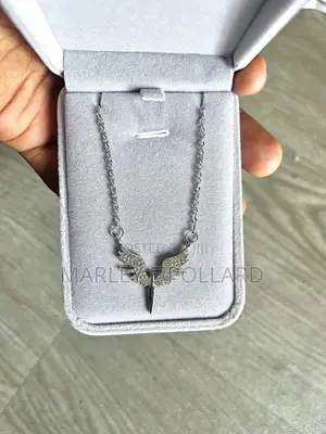 Iced Out Mini Unisex Silver Necklace