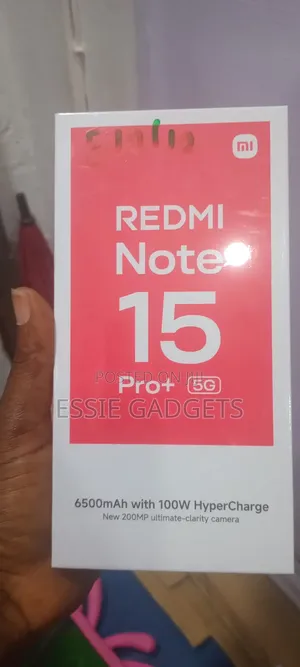 New Xiaomi Redmi Note 15 Pro+ 512 GB Black