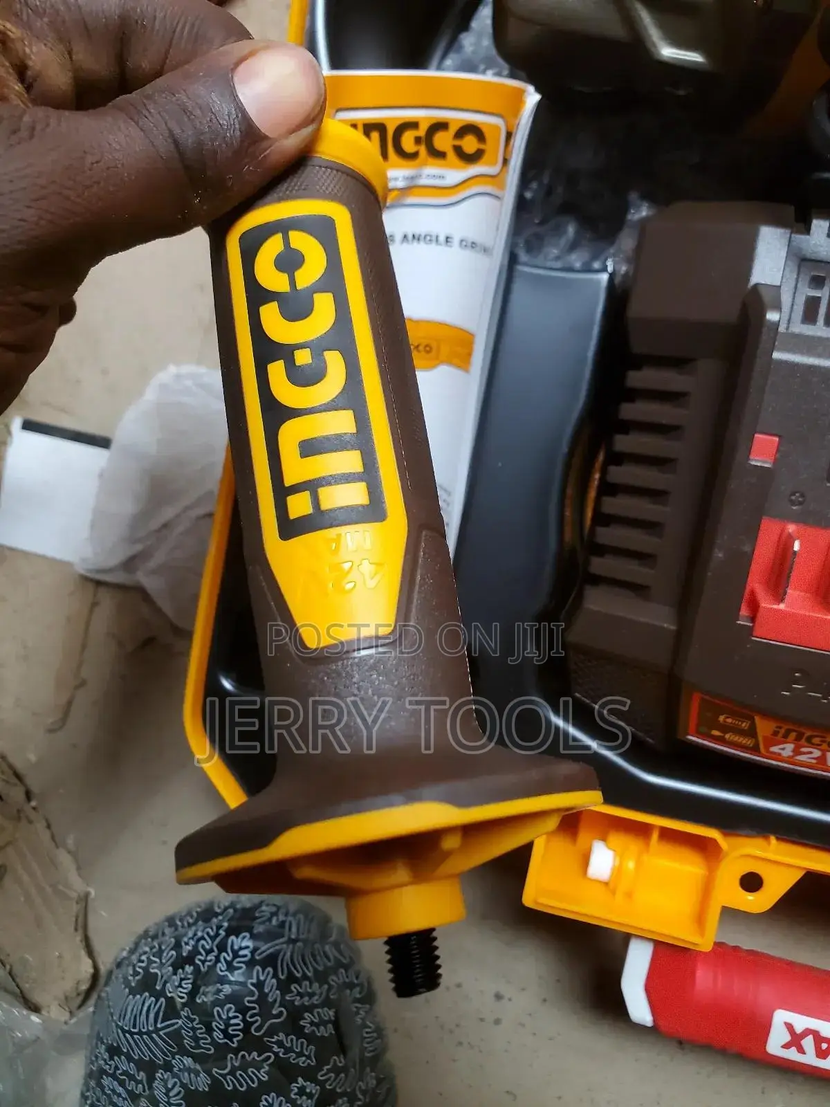 Ingco Lithium Powered Angle Grinder