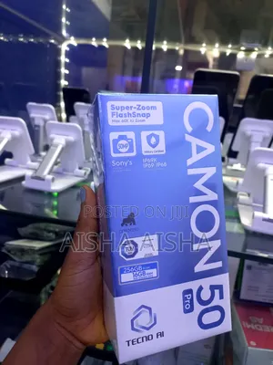 New Tecno Camon 50 Pro 256 GB Black