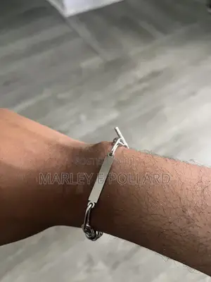 Titanium Steel Quality Y2k Alternative Cross Silver Bracelet