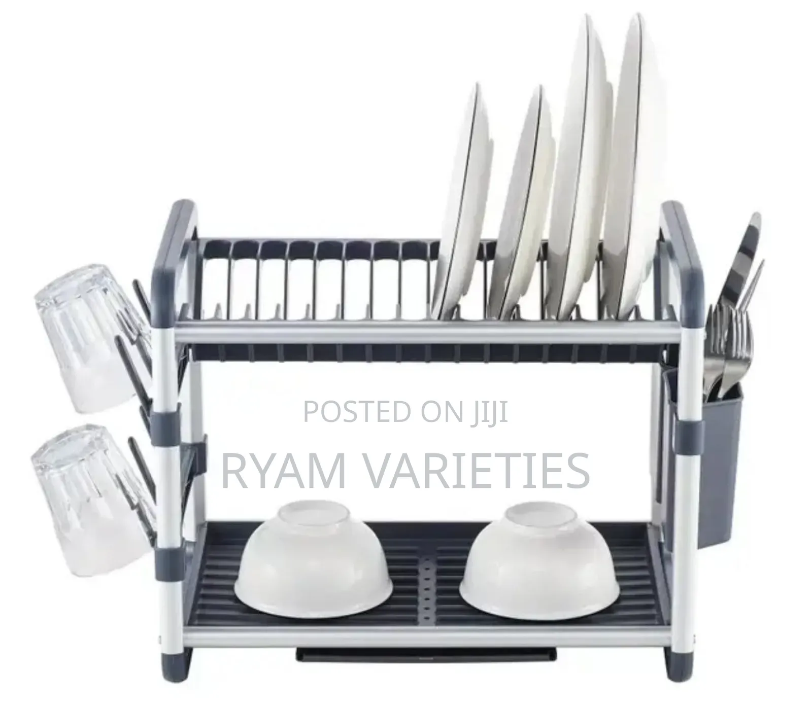 2tier Aluminum Rust Free Quality Dish Rack