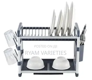 2tier Aluminum Rust Free Quality Dish Rack