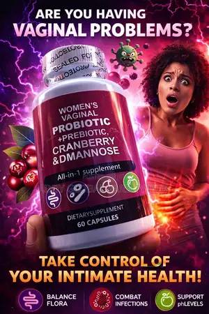 Women's Vj Prebiotics+ Probiotics+Demanose+ Cranberry Capsules X60