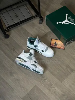 High Quality Jordan 4 Retro Oxidized Green Luxury Unisex Sneakers